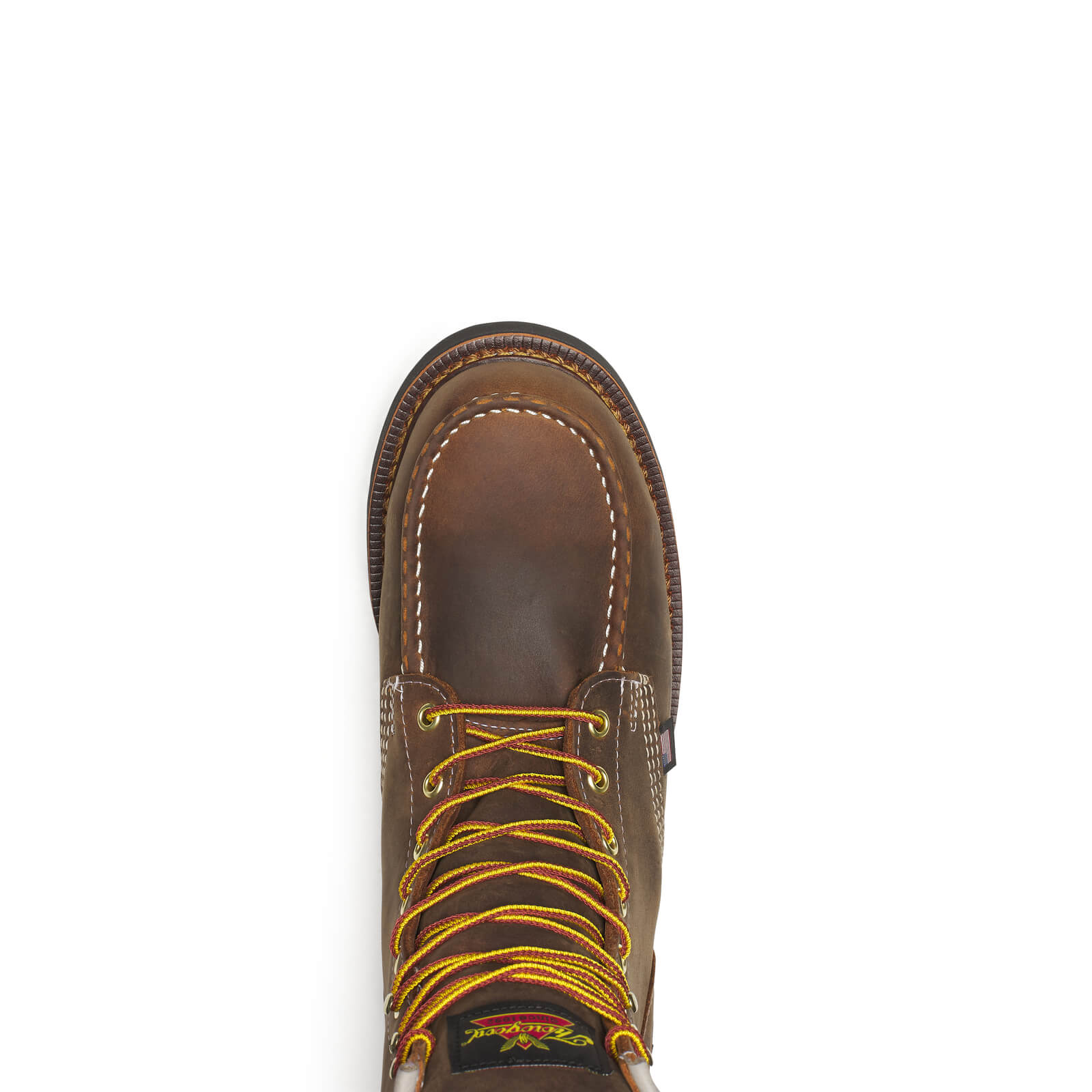 1957 Series 8" Crazy Horse Steel Toe Work Boot With Black Wedge