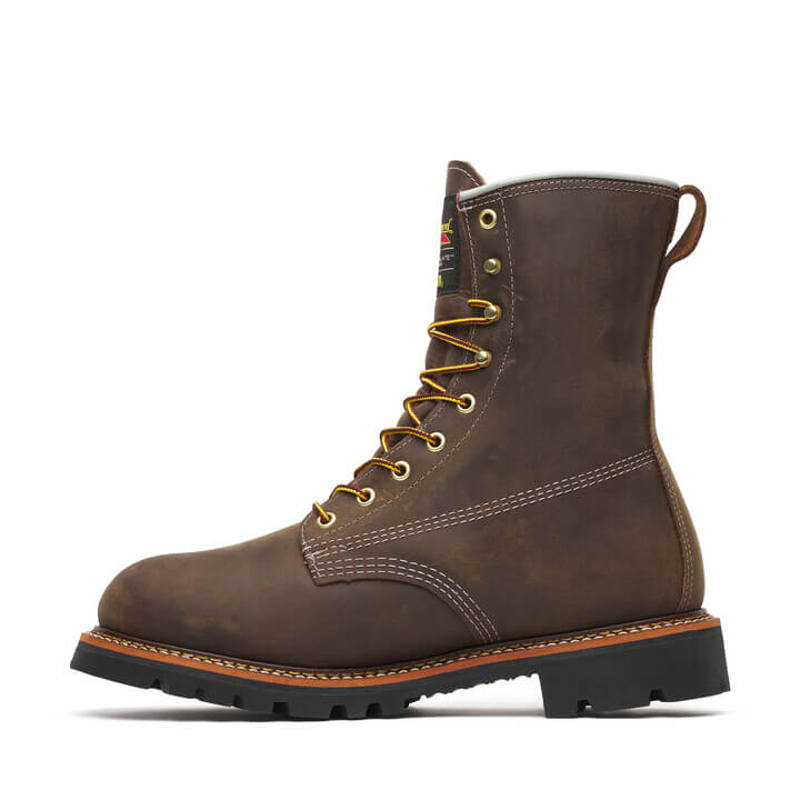 American Legacy Series 8” Crazy Horse Insulated Waterproof Work Boot