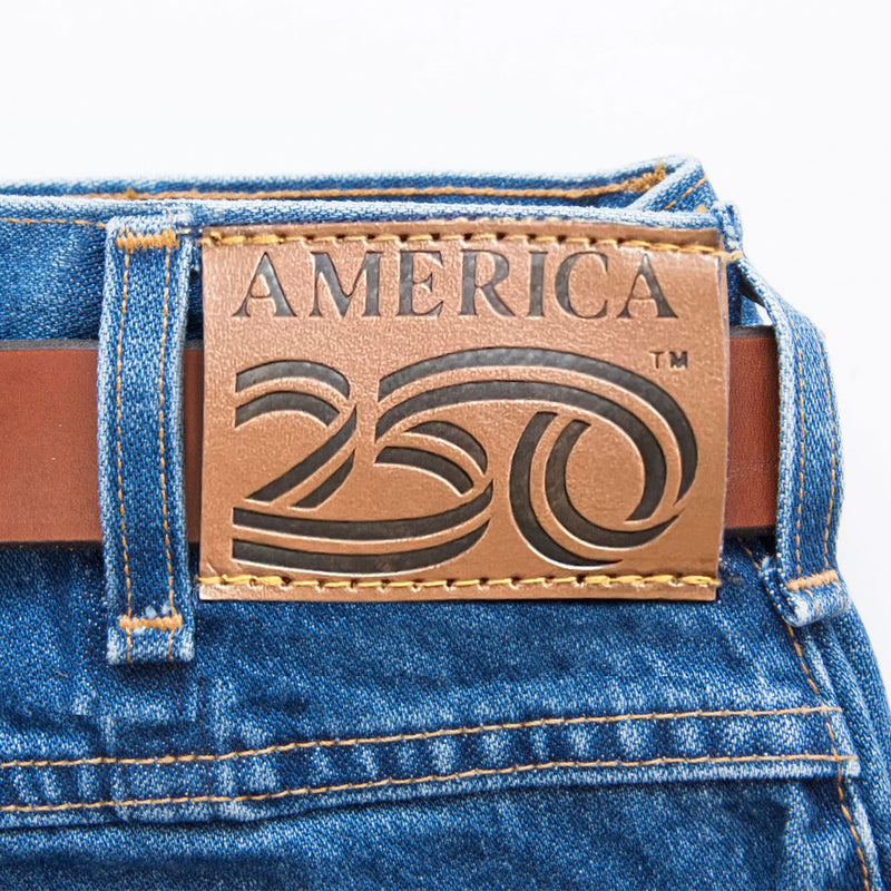 America250 100% Cotton Relaxed Fit Jeans w/ Gusset, made in USA.