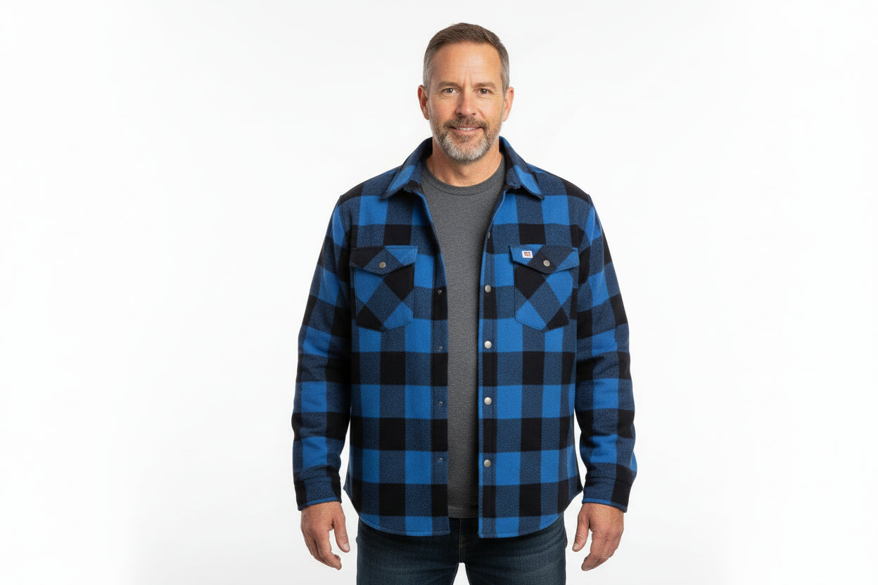 Quilt Lined Premium Flannel Work Shirt
