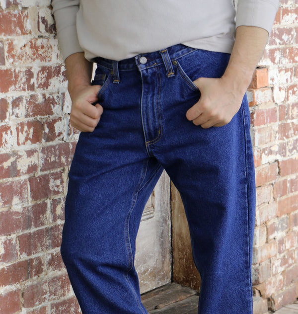 Gusset Relaxed Fit Jean - Stonewash
