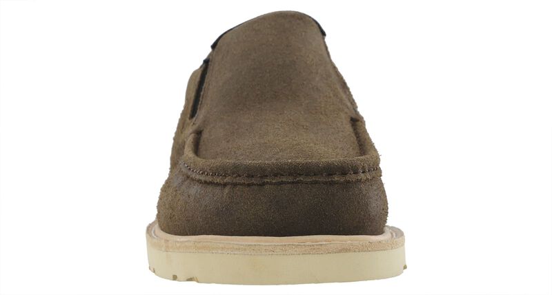Men’s Brown Slip-On Leather Loafer w/ Slip-Resistant Sole