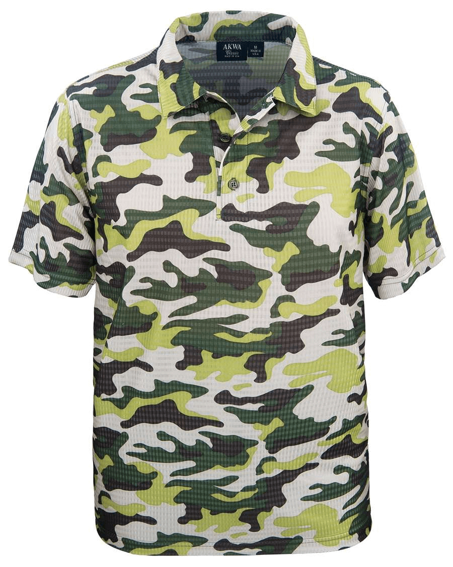 Men’s Dry-Wicking Camo Polo Shirt
