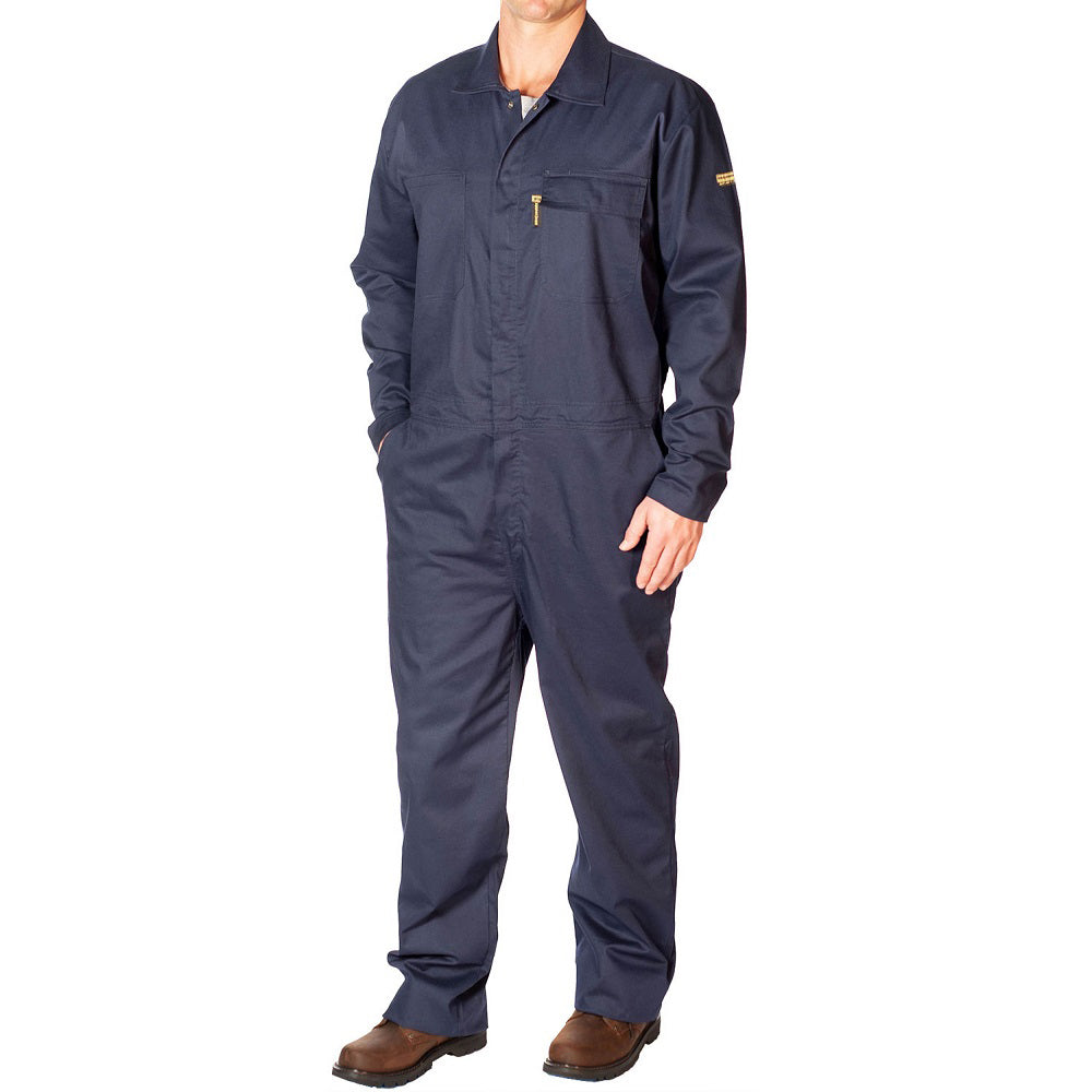 Flame Resistant Featherweight Navy Coveralls