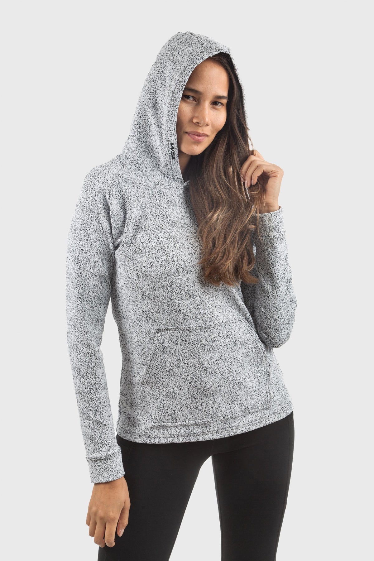 White Frost Long Sleeve Hoodie