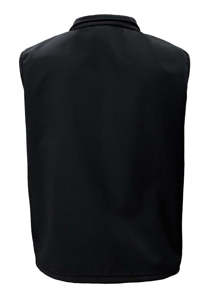 Men's 3 Layer Soft Shell Full-Zip Vest