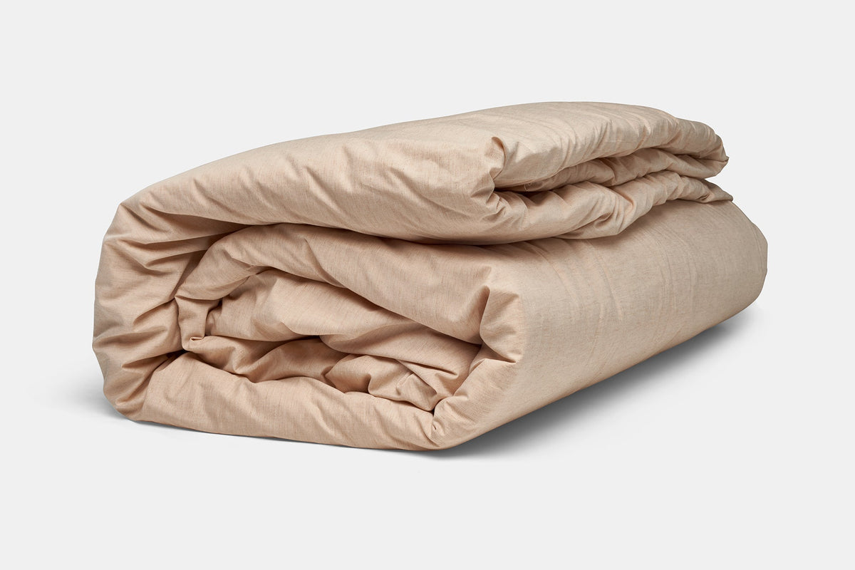 American Made Colored Cotton Duvet Cover Set