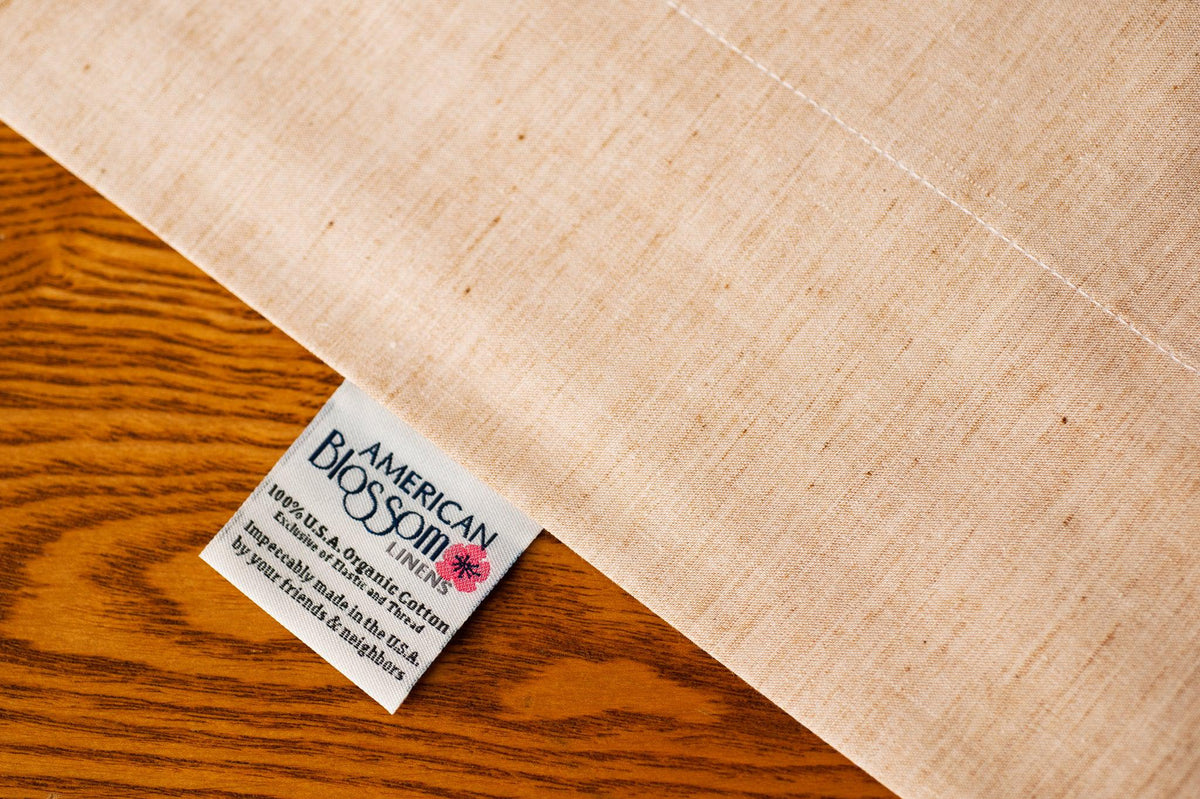 American Made Colored Cotton Bed Pillowcases