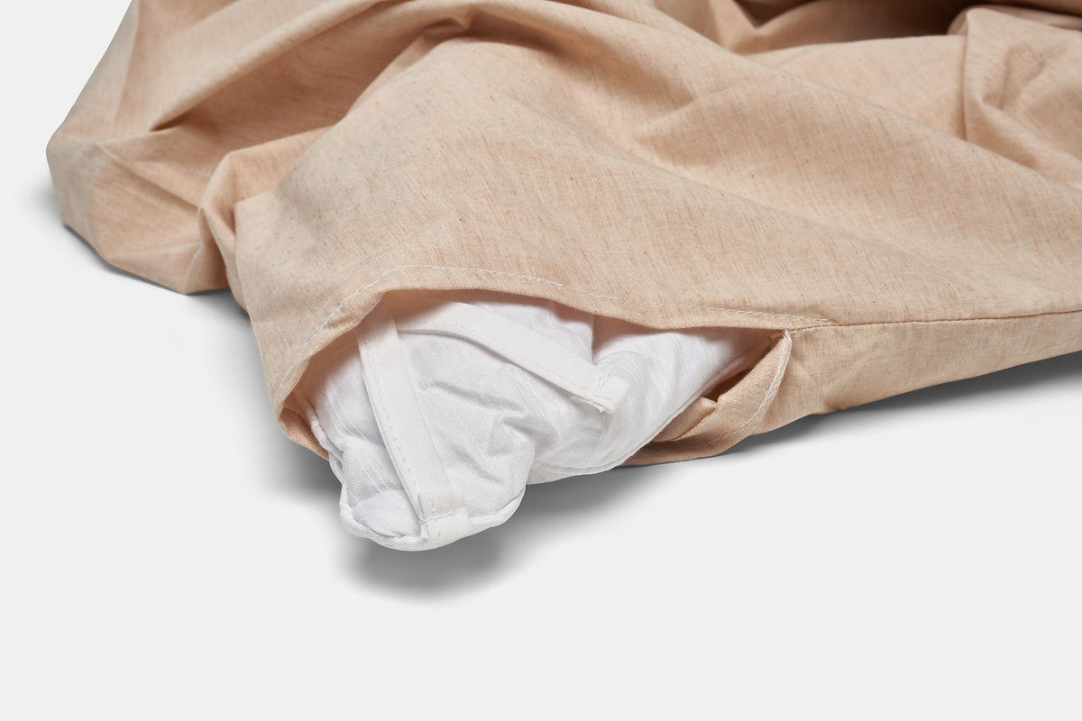 American Made Colored Cotton Duvet Cover Set