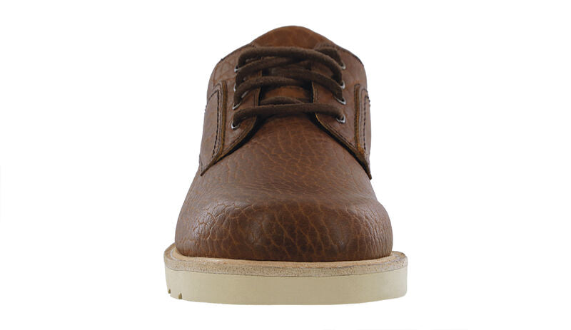 Men's Premium Bison Leather Lace-Up Work Shoe