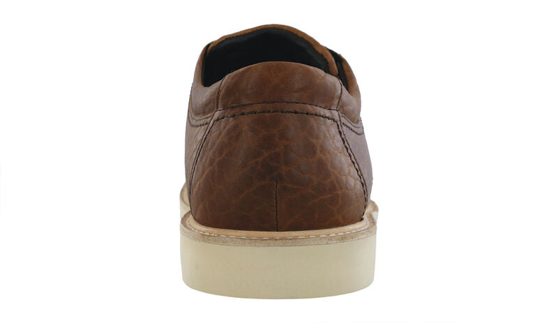 Men's Premium Bison Leather Lace-Up Work Shoe