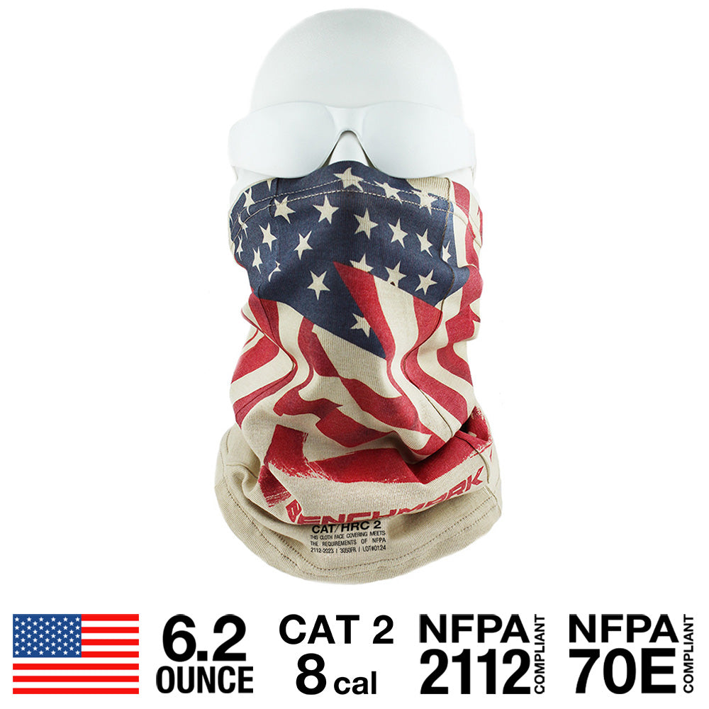 American Flag FR Face Muffler