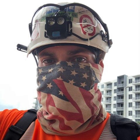 American Flag FR Face Muffler