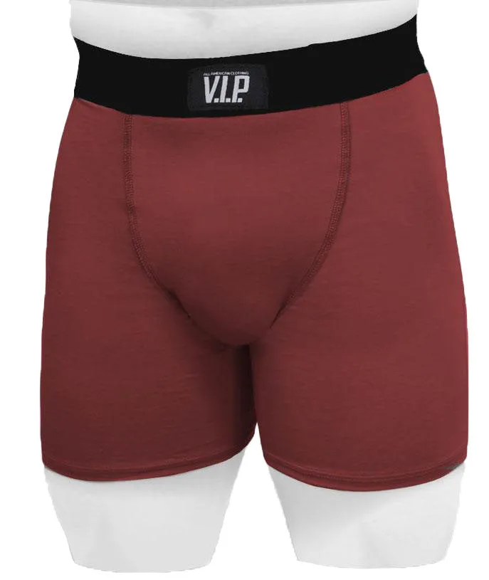 All American Clothing Co. - Men's VIP Boxer Brief Underwear with Fly Opening - 3-PACK