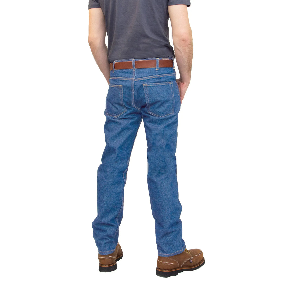 AA1873L - Men's Classic Jean - Medium Stonewash - Made in USA All American Clothing Co.