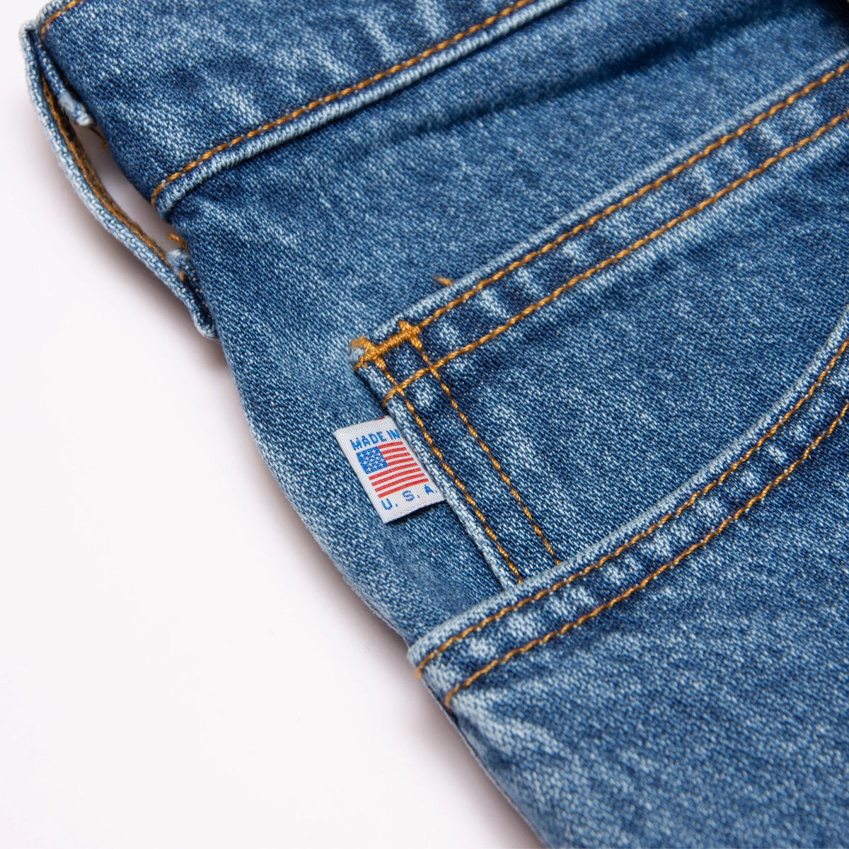 AA1873L - Men's Classic Jean - Medium Stonewash - Made in USA All American Clothing Co.