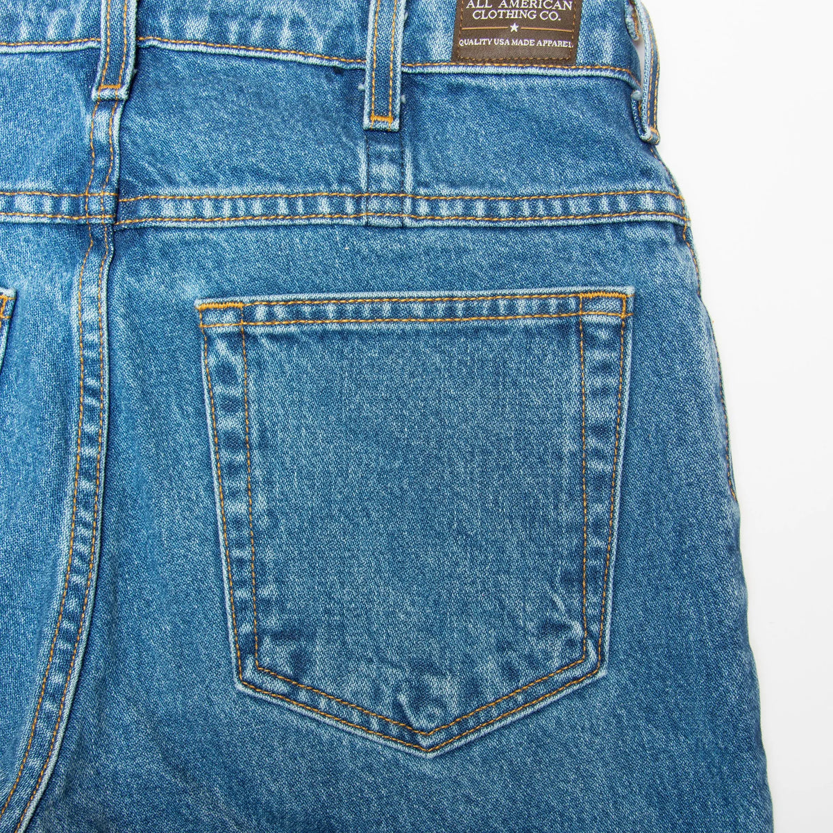 AA1873L - Men's Classic Jean - Medium Stonewash - Made in USA All American Clothing Co.
