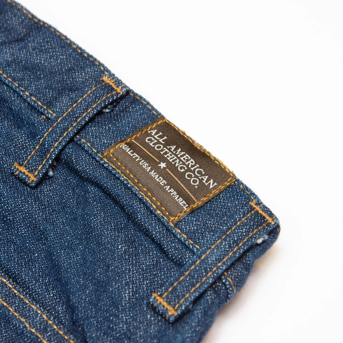 Discontinued Sizes - AA701D - Men's Boot Cut Jean with Gusset - Dark Stonewash All American Clothing Co.