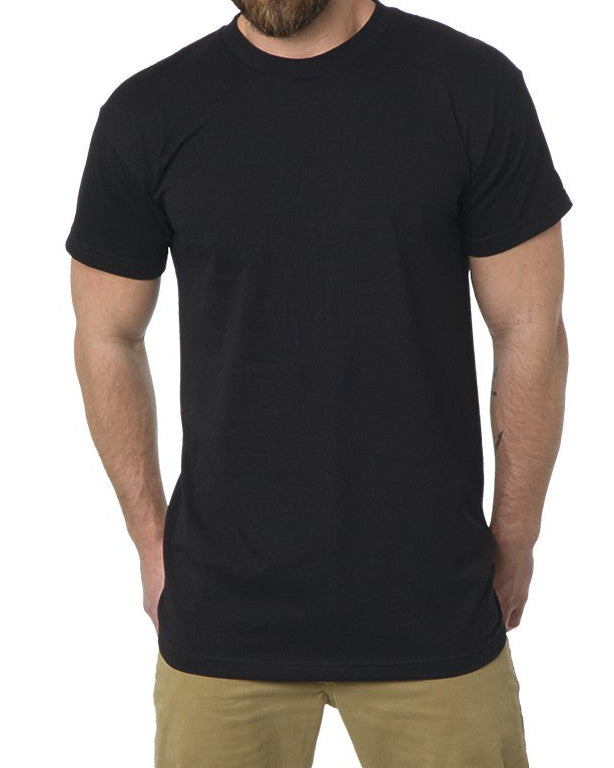 Tall Heavyweight 100% Cotton T-Shirts - Made in USA Bayside