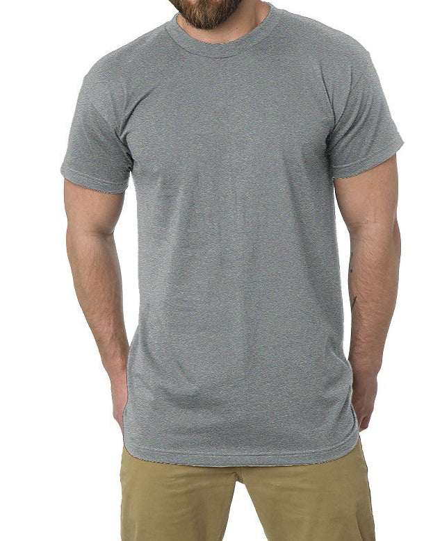 Tall Heavyweight 100% Cotton T-Shirts - Made in USA Bayside