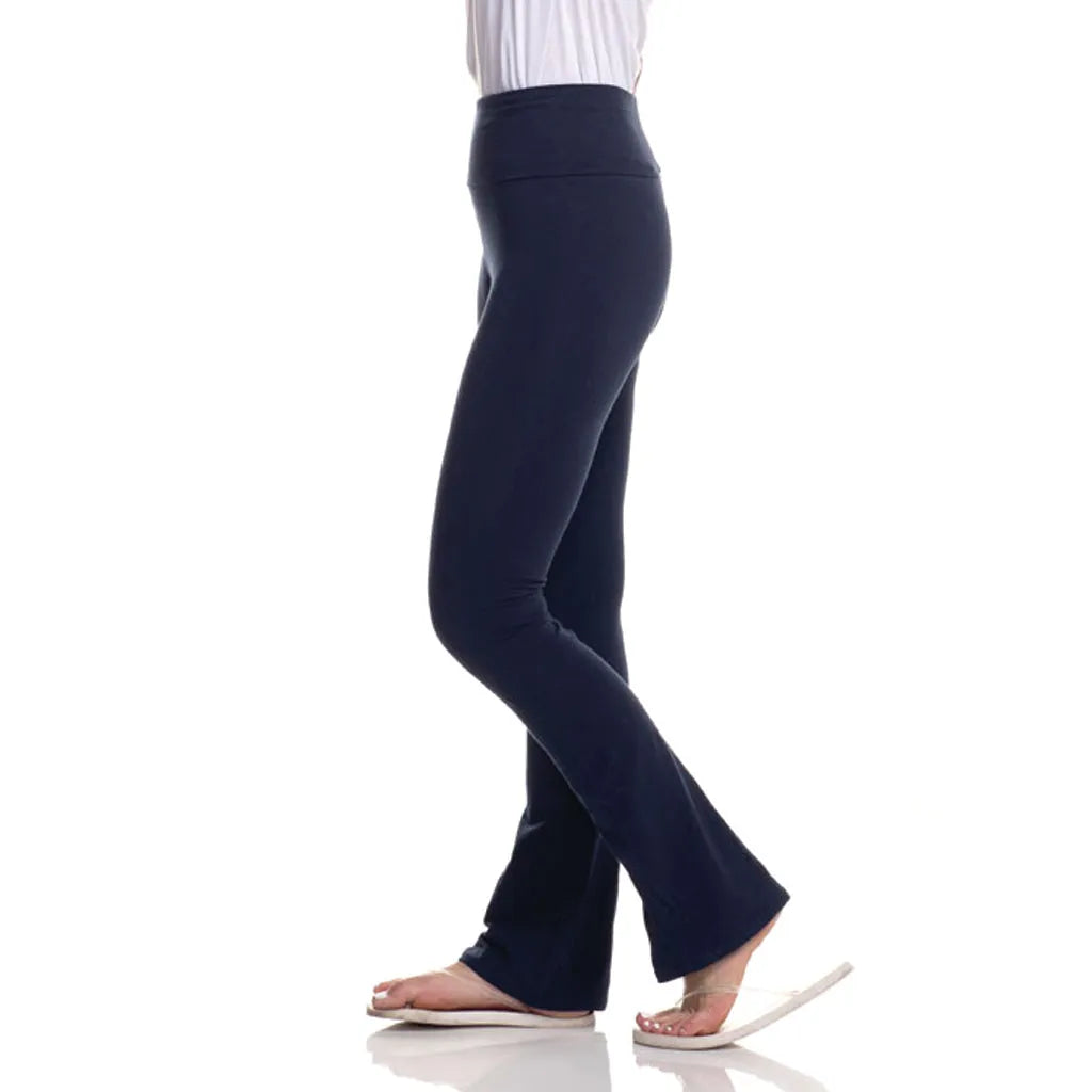 Womens Cotton Spandex Yoga Pant Royal Apparel